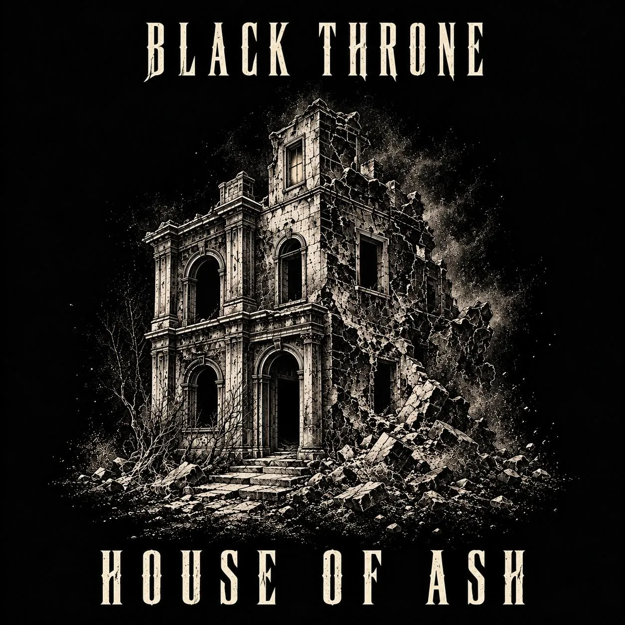 HOUSE OF ASH by Black Throne, cover art